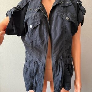 LOFT Black Utility Jacket